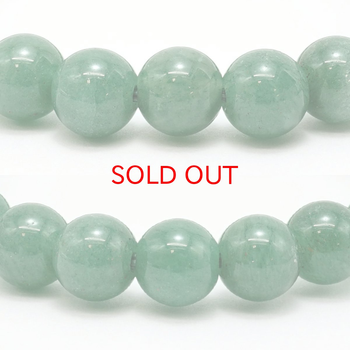 画像2: 【大決算セール 30%OFF】 【山梨一級研磨士 作】 アベンチュリン 8mm ブレスレット 手研磨 山梨県甲府市 職人 匠 宝石研磨 砂金石英 お守り 浄化 天然石 パワーストーン カラーストーン (2)