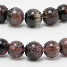 画像2: ウォーターメロントルマリン ブレスレット 9mm【一点物】ブラジル産 Watermelon Tourmaline 天然石 パワーストーン カラーストーン (2)