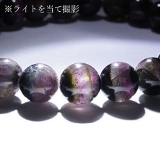 画像4: ウォーターメロントルマリン ブレスレット 8mm【一点物】ブラジル産 Watermelon Tourmaline 天然石 パワーストーン カラーストーン (4)