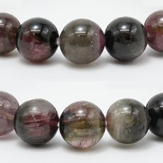 画像2: ウォーターメロントルマリン ブレスレット 10mm【一点物】ブラジル産 Watermelon Tourmaline 天然石 パワーストーン カラーストーン (2)