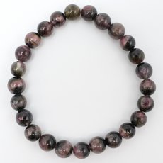 画像3: ウォーターメロントルマリン ブレスレット 8mm【一点物】ブラジル産 Watermelon Tourmaline 天然石 パワーストーン カラーストーン (3)
