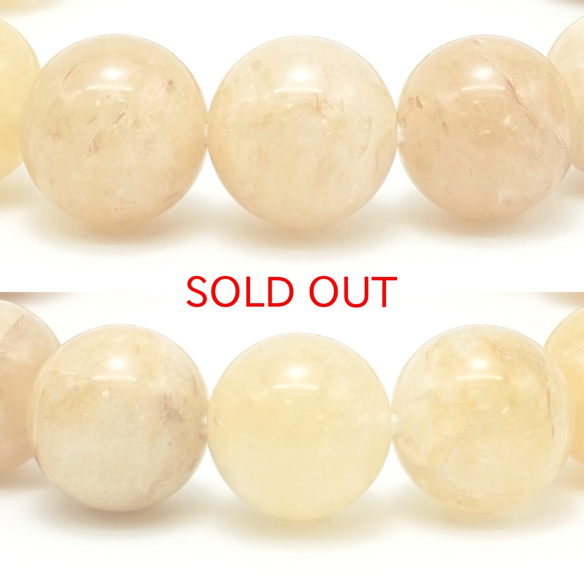 画像2: 静岡水晶 黄 12mm ブレスレット 静岡県産 Sizuoka Quartz 水精 霊石 火山地帯 石英 水晶 4月誕生石 日本銘石 天然石 パワーストーン カラーストーン (2)