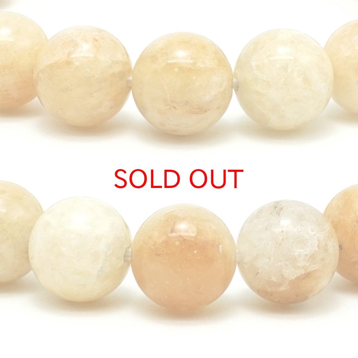 画像2: 【20%OFFセール】 静岡水晶 黄 10mm ブレスレット 静岡県産 Sizuoka Quartz 水精 霊石 火山地帯 石英 水晶 4月誕生石 日本銘石 天然石 パワーストーン カラーストーン (2)