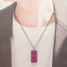 画像5: ルビー ペンダントトップ 原石 劈開 SV925 ザンビア産 【一点もの】 Ruby 覆輪 フクリン 7月誕生石 シルバー 日本製 天然石 パワーストーン (5)