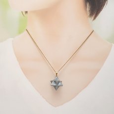 画像4: 青海薬石 マカバスター 約14mm ペンダントトップ ゴールド シルバー Oumi Yakuseki Makaba Star 新潟県産 自社オリジナル レア 日本製 日本銘石 天然石 パワーストーン カラーストーン (4)