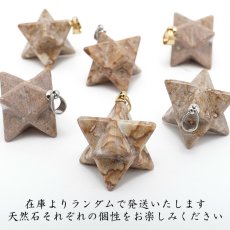 画像6: 姫川薬石 マカバスター 約14mm ペンダントトップ ゴールド シルバー  Himekawa Yakuseki Makaba Star 新潟県産 自社オリジナル レア 日本製 日本銘石 天然石 パワーストーン カラーストーン (6)