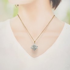 画像4: タツナイト マカバスター 約14mm ペンダントトップ ゴールド シルバー Tatsunite Makaba Star 兵庫県産 竜山石 自社オリジナル レア 日本銘石  天然石 パワーストーン カラーストーン (4)