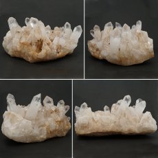 画像2: ホワイトファントムクォーツ クラスター 【特大】 ブラジル産 一点もの 台付き White phantom Quartz 原石 水晶 クォーツ 透明度 浄化 天然石 パワーストーン (2)