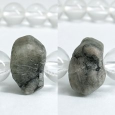 画像3: フェナカイト × 天然水晶 8mm 【山梨甲府研磨】 ブレスレット ロシア マリシェボ産 【 一点もの 】 ウラル山脈 フェナス石 Phenakite 原石 手研磨 希少石 ヒーリング 浄化 天然石 パワーストー (3)