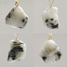 画像2: フェナカイト ペンダントトップ ロシア産 K18 ラフ 原石 【 一点物 】 ウラル山脈 フェナス石 Phenakite 希少石 ヒーリング 浄化 天然石 パワーストーン (2)