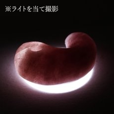 画像3: 愛知ロードナイト 勾玉 Sランク 約22mm 愛知県産 AICHI Rhodonite 日本製 自社製 日本銘石 ラブシリカ 田口鉱山 天然石 パワーストーン カラーストーン (3)