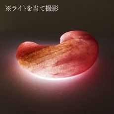 画像3: 愛知ロードナイト 勾玉 Sランク 約26mm 愛知県産 AICHI Rhodonite 日本製 自社製 日本銘石 ラブシリカ 田口鉱山 天然石 パワーストーン カラーストーン (3)