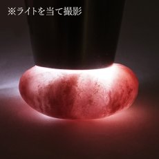 画像3: 愛知ロードナイト 勾玉 AAAランク 約33mm 愛知県産 AICHI Rhodonite 日本製 自社製 日本銘石 ラブシリカ 田口鉱山 天然石 パワーストーン カラーストーン (3)