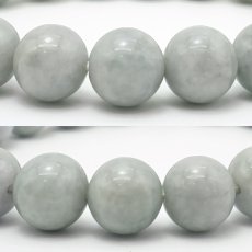 画像2: ミャンマー翡翠 10mm ブレスレット ミャンマー産 【自社製 日本製】 一点もの 非含侵 無処理 天然 本翡翠 証明書付 Myanmar Jade ひすい 希少石 お守り 浄化 天然石 (2)