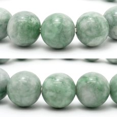 画像2: ミャンマー翡翠 10mm グリーン ブレスレット ミャンマー産 【自社製 日本製】 一点もの 非含侵 無処理 天然 本翡翠 証明書付 Myanmar Jade ひすい 希少石 お守り 浄化 天然石 パ (2)