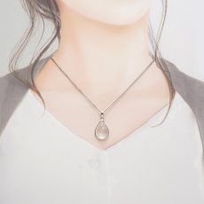 画像4: ハイアライトオパール ペンダントトップ SV925 ドロップ メキシコ産【 一点もの 】Hyalite Opal 覆輪 フクリン 天然石 パワーストーン カラーストーン (4)
