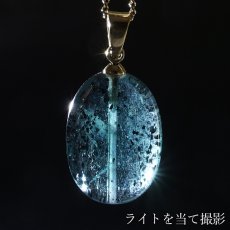 画像5: インディゴブルーカイヤナイト ペンダントトップ タンザニア産 【一点もの】ステンレス Indigo Blue Kyanite インディゴブルー 日本製 天然石 カラーストーン パワーストーン (5)