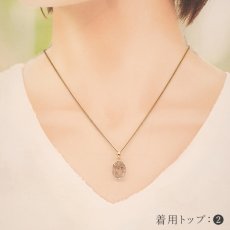 画像6: ハーキマーダイヤモンド ペンダントトップ K18 アメリカ産 【一点もの】 Harkimer Diamond 日本製 ドリームクリスタル ダイヤモンド 水晶 稀少価値 天然石 パワーストーン (6)