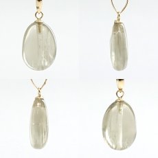 画像2: ダイアスポア ペンダントトップ K18 4.0ct トルコ産 【一点物】Diaspore cat's eye 非加熱 天然 日本製 天然石 パワーストーン カラーストーン (2)
