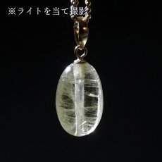 画像3: ダイアスポアキャッツアイ ペンダントトップ K18 4.15ct トルコ産 【一点物】Diaspore cat's eye 非加熱 天然 日本製 天然石 パワーストーン カラーストーン (3)