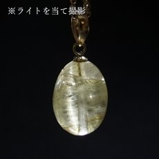 画像3: ダイアスポアキャッツアイ ペンダントトップ K18 4.9ct トルコ産 【一点物】Diaspore cat's eye 非加熱 天然 日本製 天然石 パワーストーン カラーストーン (3)