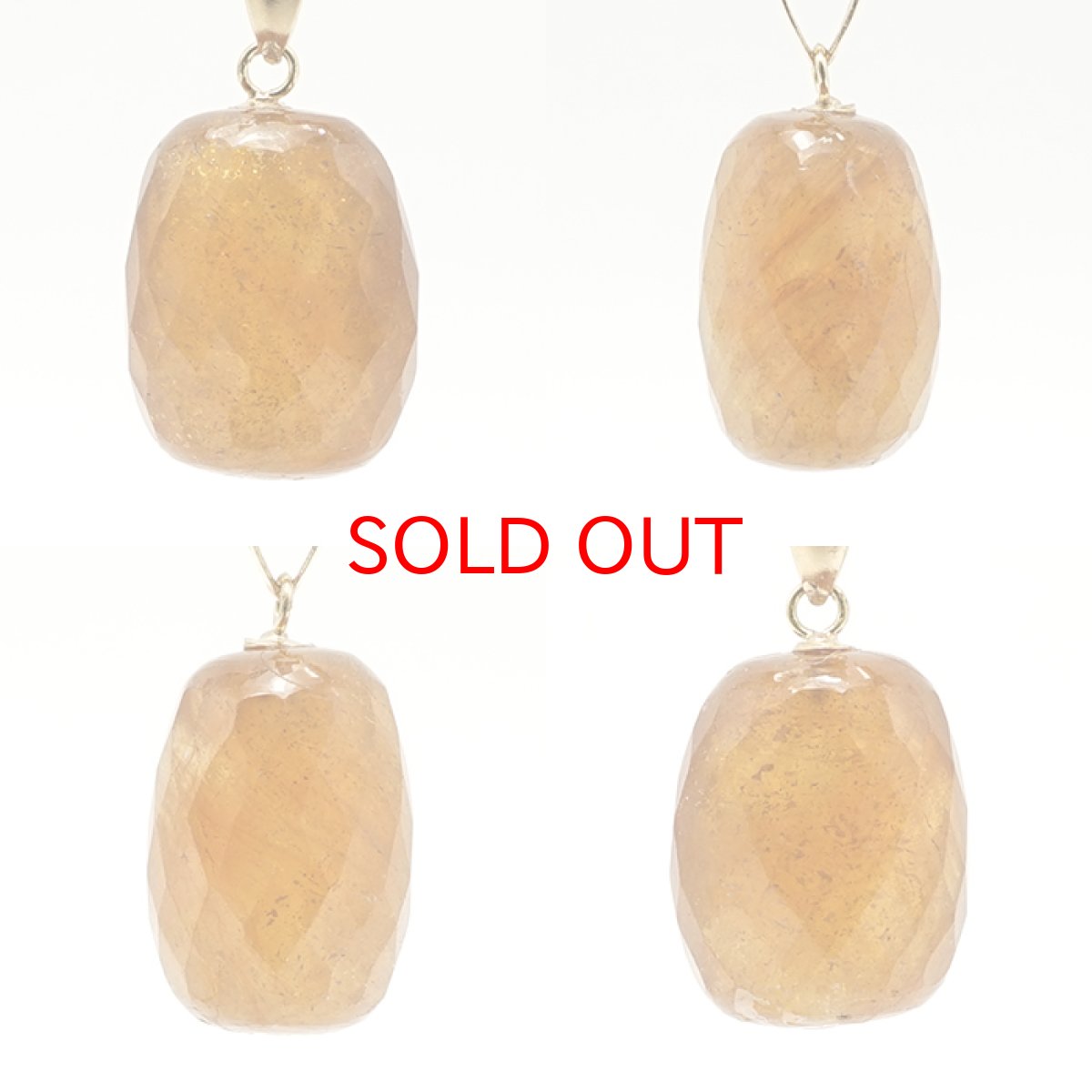 画像2: 【SALE 14%OFF】 オレンジサファイア ペンダントトップ K18 スリランカ産 【一点もの】 Orange Sapphire 日本製 サファイア 9月誕生石 オレンジ 天然石 パワーストーン カラーストーン (2)