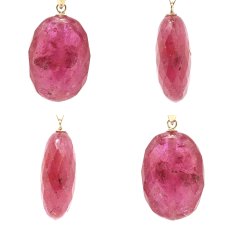 画像2: ピンクサファイア ペンダントトップ K18 スリランカ産 【一点もの】 Pink Sapphire 日本製 サファイア 9月誕生石 ピンク 天然石 パワーストーン カラーストーン (2)