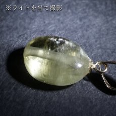画像4: ダイアスポアキャッツアイ ペンダントトップ K18 3.45ct トルコ産 【一点物】Diaspore cat's eye 非加熱 天然 日本製 天然石 パワーストーン カラーストーン (4)