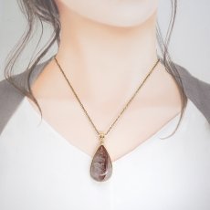 画像4: マニカラン水晶 薄赤 ペンダントトップ SV925 ヒマラヤ産【 一点もの 】Manikarn Quartz 覆輪 フクリン 浄化 天然石 パワーストーン カラーストーン (4)
