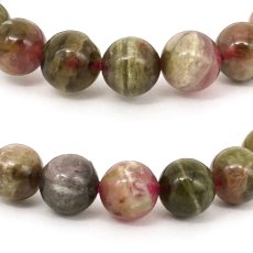 画像2: トルマリンキャッツアイ 8mm ブレスレット【一点物】ブラジル産 Tourmaline Cat's Eye トルマリン キャッツアイ効果 シャトヤンシー効果 天然石 パワーストーン カラーストーン (2)