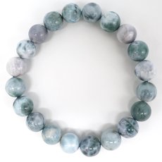 画像3: パープルラリマー 10mm ブレスレット【一点物】ドミニカ産 Purple Larimar ラリマー 希少 レア 紫 天然石 パワーストーン カラーストーン (3)
