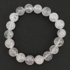 画像3: フローライトインクォーツ 11mm ブレスレット【一点物】マダガスカル産 Fluorite in Quartz フローライト 水晶 内包物 天然石 パワーストーン カラーストーン (3)