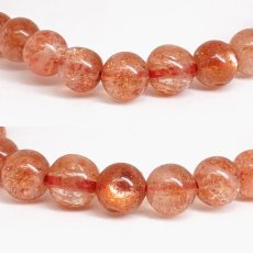 画像2: サンストーン 5mm ブレスレット【一点物】インド産 Sunstone 太陽 内包物 インクルージョン 輝き 光 天然石 パワーストーン カラーストーン (2)