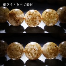 画像4: フラワーガーデンルチル 11mm ブレスレット【一点物】ブラジル産 Flower garden Rutile ルチルクォーツ ルチル 希少 浄化 ヒーリング 天然石 パワーストーン カラーストーン (4)
