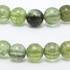 画像2: ルドウィジャイトインペリドット 8mm ブレスレット【一点物】パキスタン産 Ludwigite in Peridot 8月誕生石 太陽の石 浄化 ヒーリング 天然石 パワーストーン カラーストーン (2)