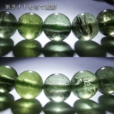 画像4: ルドウィジャイトインペリドット 8mm ブレスレット【一点物】パキスタン産 Ludwigite in Peridot 8月誕生石 太陽の石 浄化 ヒーリング 天然石 パワーストーン カラーストーン (4)
