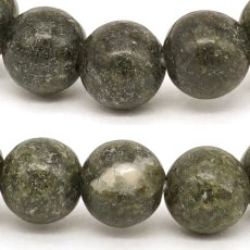 画像2: ぶどう石 ブレスレット 6mm 群馬県産 Grape Stone 三波石 三波渓谷 結晶片岩 日本銘石 天然石 パワーストーン カラーストーン (2)