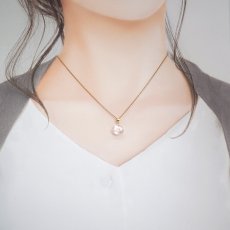 画像3: ローズクォーツ 約3.5ct ペンダントトップ 猫カット K18 ブラジル産 Rose Quartz 日本製 キャットカット 紅水晶 裸石 天然石 パワーストーン カラーストーン (3)