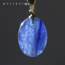 画像3: カイヤナイト ペンダントトップ タンザニア産 ステンレス Kyanite 日本製 自社製 藍晶石 らんしょうせき お守り 浄化 天然石 パワーストーン カラーストーン (3)