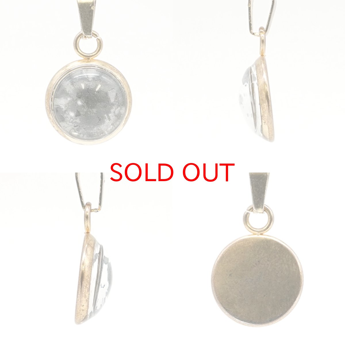 画像2: アルタイ隕石 ペンダントトップ 新疆ウイグル産 【 一点物 】 Altai meteorite ラウンド 隕石 チャネリング 浄化 天然石 パワーストーン カラーストーン (2)