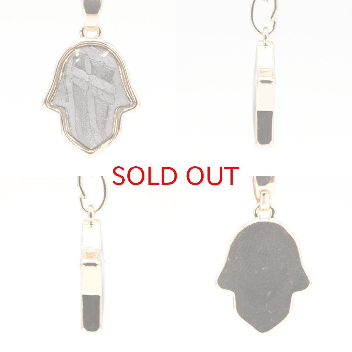 画像2: アルタイ隕石 ペンダントトップ 新疆ウイグル産 【 一点物 】 Altai meteorite ハムサの手 隕石 チャネリング 浄化 天然石 パワーストーン カラーストーン (2)