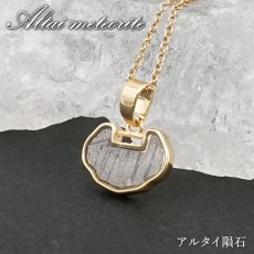 画像1: アルタイ隕石 ペンダントトップ 新疆ウイグル産 【 一点物 】 Altai meteorite 如意 隕石 チャネリング 浄化 天然石 パワーストーン カラーストーン (1)
