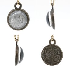 画像2: アルタイ隕石 ペンダントトップ 新疆ウイグル産 【 一点物 】 Altai meteorite ラウンド 隕石 チャネリング 浄化 天然石 パワーストーン カラーストーン (2)