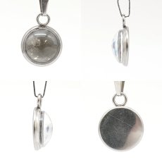 画像2: アルタイ隕石 ペンダントトップ 新疆ウイグル産 【 一点物 】 Altai meteorite ラウンド 隕石 チャネリング 浄化 天然石 パワーストーン カラーストーン (2)