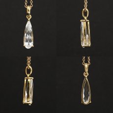画像2: フェナカイト 3.1ct ペンダントトップ SV925 ドロップカット ロシア産 【 一点もの 】 Phenakite 日本製 希少石 フェナス石 浄化 お守り 天然石 パワーストーン (2)