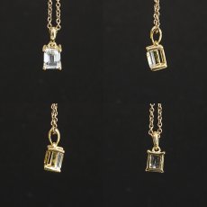 画像2: フェナカイト 1.8ct ペンダントトップ SV925 スクエアカット ロシア産 【 一点もの 】 Phenakite 日本製 希少石 フェナス石 浄化 お守り 天然石 パワーストーン (2)