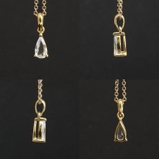 画像2: フェナカイト 1.6ct ペンダントトップ SV925 ドロップカット ロシア産 【 一点もの 】 Phenakite 日本製 希少石 フェナス石 浄化 お守り 天然石 パワーストーン (2)