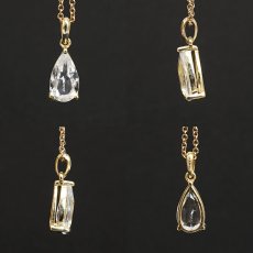 画像2: フェナカイト 2.7ct ペンダントトップ SV925 ドロップカット ロシア産 【 一点もの 】 Phenakite 日本製 希少石 フェナス石 浄化 お守り 天然石 パワーストーン (2)