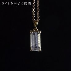 画像3: フェナカイト 3.35ct ペンダントトップ SV925 スクエアカット ロシア産 【 一点もの 】 Phenakite 日本製 希少石 フェナス石 浄化 お守り 天然石 パワーストーン (3)