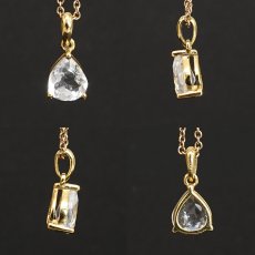 画像2: フェナカイト 2.35ct ペンダントトップ SV925 トリリアンカット ロシア産 【 一点もの 】 Phenakite 日本製 希少石 フェナス石 浄化 お守り 天然石 パワーストーン (2)